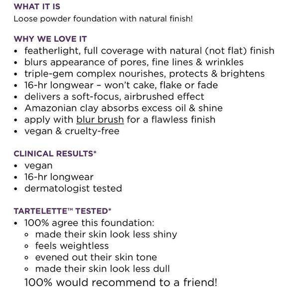 Tarte Light Beige Amazonian Clay Full Coverage Airbrush Foundation New FullSz - Picture 5 of 5